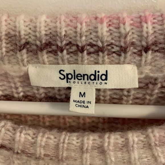 Splendid collection medium wool sweater purple pink - Picture 5 of 5